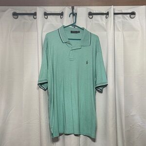 Polo by Ralph Lauren Men's Light Green Polo Shirt